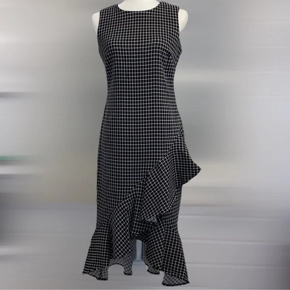 calvin klein ruffle hem midi dress New! Calvin Klein Ruffle Hem Midi Dress